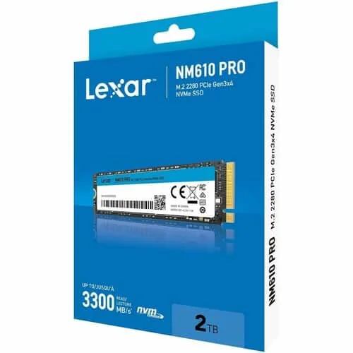 SSD LNM610PRO NVME 2TB M.2 2280 - PCIE 3.0 X4 - LNM610P002T-RNNNG